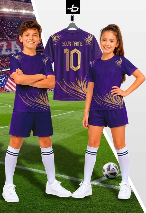 niños estudiantes FLORAL MORADO