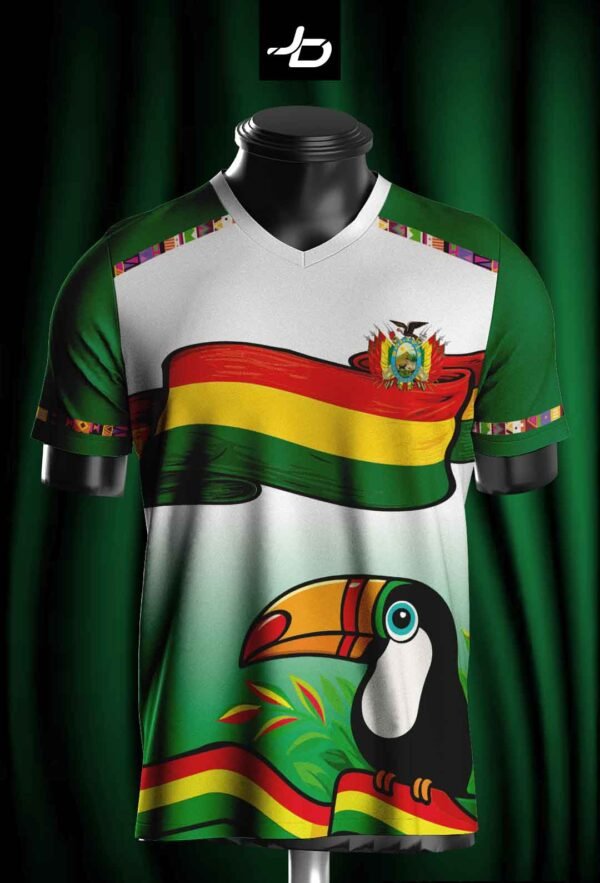 BOLIVIA BANDERA DEGRADE VERDE