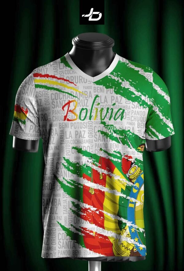BOLIVIA ESCUDO GRUNGE