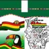 BOLIVIA BANDERA DEGRADE VERDE